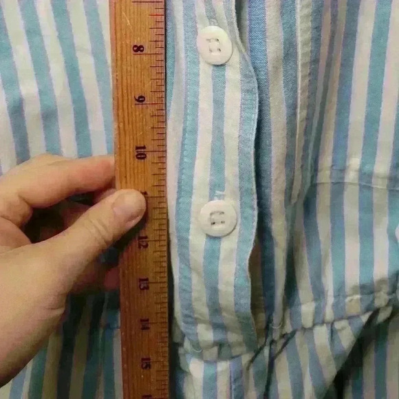 VTG Wear-Abouts Womans striped Romper sz Med. - Picture 5 of 8